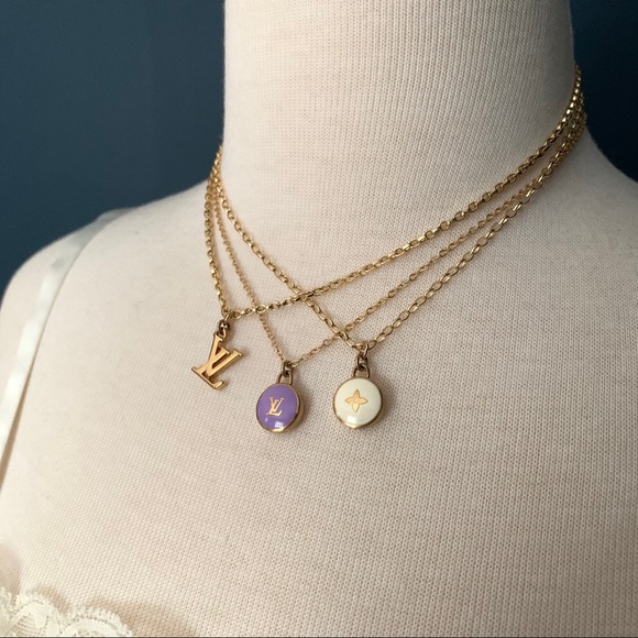 Louis Vuitton Jewelry - Authentic LV Initial Charm repurposed necklace